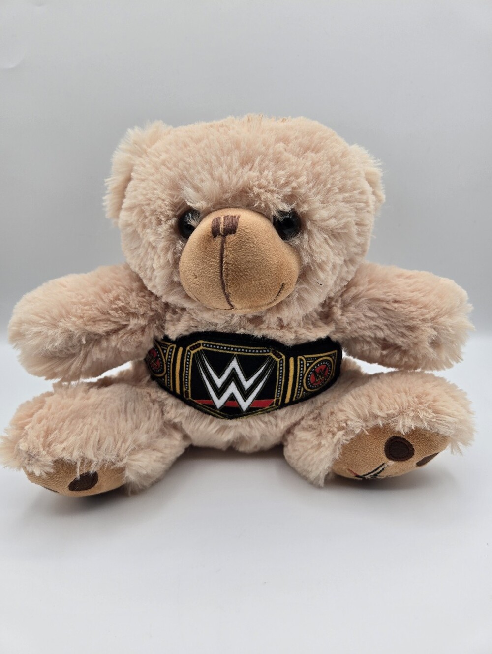 WWE World Wrestling Entertainment Championship Teddy Bear Plush Stuffed Animal